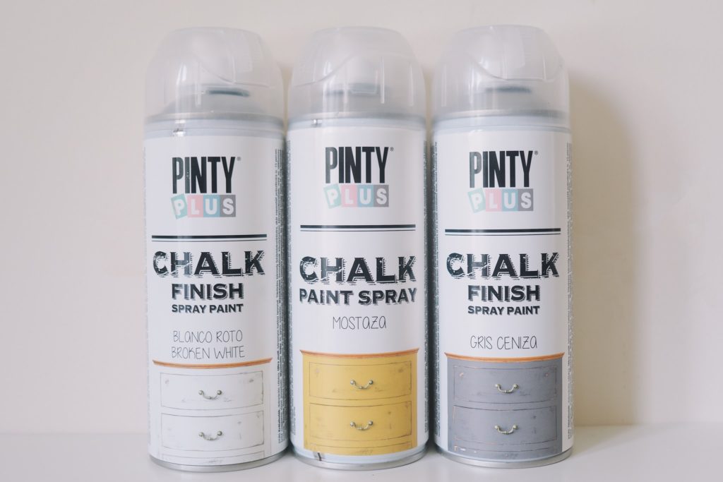 Pinty Plus CHALK Paint Spray Ideal for Furniture & Craft Projects 