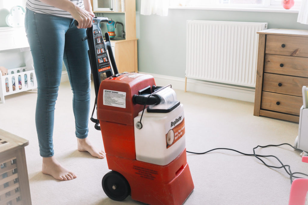 Reviving our carpets with Rug Doctor - What Hannah Did Next